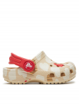 Crocs Pl&auml;tud Classic Heart Print Clog T 206832 Beež