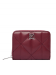 Calvin Klein Rahakott Quilted Flap Zip Around LV04F1124G Bordoopunane