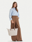 Tommy Hilfiger K&auml;ekott Popette Tote AW0AW17711 Kreemjas