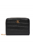 Calvin Klein Rahakott Ck Croc Medium Flap Zip Around LV04F1095G Must
