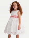 Abel & Lula Elegantne kleit 5035 Valge Regular Fit