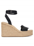 Calvin Klein Espadrillid Wedge Espad 70 Embl Lth HW0HW02897 Must
