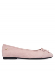 Tommy Hilfiger Baleriinad Th Monogram Suede Ballerinas FW0FW09357 Roosa