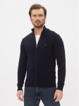 Tommy Hilfiger Kardigan MW0MW28050 Tumesinine Regular Fit