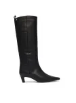 Tommy Hilfiger Ratsasaapad Kitten Heel Leather High Boot FW0FW09568 Must