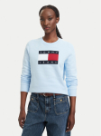 Tommy Jeans Pluus Flag DW0DW22564 Helesinine Regular Fit