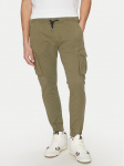 Alpha Industries Joggerid Twill 116202 Roheline Regular Fit S