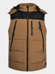 INDICODE Vest Titanium 15-756 Pruun Regular Fit