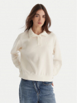 Roxy Pluus Rise & Vibe Sweet Fleece ERJFT05012 Valge Relaxed Fit