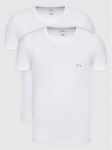Armani Exchange T-s&auml;rkide komplekt 956004 CC282 04710 Valge Regular Fit
