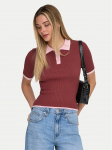 ONLY Polo s&auml;rk Meddi 15363165 Bordoopunane Slim Fit
