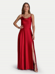 Swing &Otilde;htune kleit 5AI13600 Punane Slim Fit