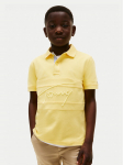 Tommy Hilfiger Polo s&auml;rk Flag KB0KB09714 Kollane Regular Fit