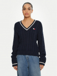 Tommy Jeans Kampsun DW0DW19885 Tumesinine Regular Fit