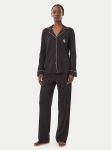 LAUREN RALPH LAUREN Pidžaama ILN92528 Must Regular Fit