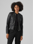 Vero Moda Tehisnahast jope Favodona 10288555 Must Regular Fit