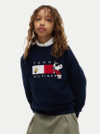 Tommy Hilfiger Pluus Peanuts KS0KS00764 Tumesinine Regular Fit