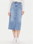 Tommy Jeans Teksaselik Claire Midi Skirt Bi8036 DW0DW21292 Sinine Regular Fit