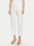 Max Mara Leisure Chino-p&uuml;ksid 2516781047650 Valge Regular Fit