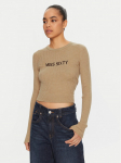 Miss Sixty Kampsun 6L3RJ7291000 Pruun Slim Fit