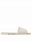 Tommy Hilfiger Pl&auml;tud Fringe Canvas Flat Sandal FW0FW08908 Beež