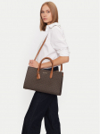 MICHAEL Michael Kors K&auml;ekott Scarlett Medium Signature Logo Satchel 30F4GETS2B Pruun