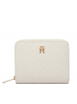 Tommy Hilfiger Rahakott Th Icon Med Za W/Flap Mono AW0AW18474 Beež