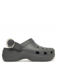 Crocs Pl&auml;tud Classic Platform Buckle Clog 213230 Hall