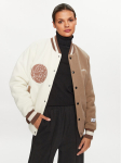 Mercer Amsterdam Bomber-jakk Unisex The All Out Varsity MEAP231007 Beež Regular Fit