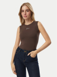 Guess Top W6YP17 K3881 Pruun Regular Fit