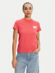 Tommy Jeans T-s&auml;rk Bubble DW0DW21338 Roosa Regular Fit XS