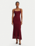 Bardot Kokteilikleit Adoni Mesh 57998DB1 Bordoopunane Regular Fit