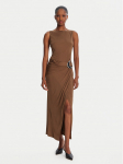 STAUD Kokteilikleit Talia R25R2137VJ Pruun Slim Fit