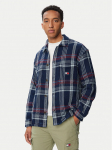Tommy Jeans Kevad-s&uuml;gis jope Check DM0DM23135 Tumesinine Regular Fit