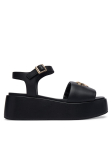 LOVE MOSCHINO Sandaalid JA16127I0OIA0000 Must