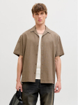 Jack & Jones S&auml;rk Summer 12289191 Pruun Relaxed Fit