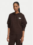 adidas Pluus Essentials IA4448 Tumepruun Loose Fit