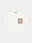 United Colors Of Benetton T-s&auml;rk 3LHAC10BV Valge Regular Fit