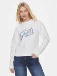 Guess Pluus Cn Stones Logo W4RQ14 KB681 Valge Relaxed Fit