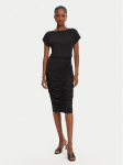 Patrizia Pepe Igap&auml;evane kleit 2A2871/J294-K103 Must Regular Fit