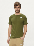 The North Face T-s&auml;rk Foundation Mountain Lines NF0A8830 Roheline Regular Fit S
