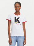 KARL LAGERFELD T-s&auml;rk A3W17089 Valge Regular Fit