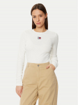 Tommy Jeans S&auml;rkpluus DW0DW20178 Valge Slim Fit