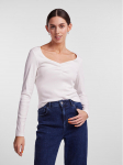 Pieces S&auml;rkpluus 17135564 Valge Slim Fit
