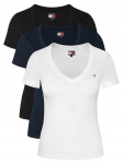 Tommy Jeans T-s&auml;rkide komplekt DW0DW23005 V&auml;rviline Slim Fit
