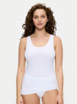 Triumph Top Sense Of Cotton 10224974 Valge Slim Fit