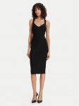 Elisabetta Franchi Kokteilikleit AM-24D-62E2-V790 Must Slim Fit