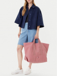 Tommy Jeans K&auml;ekott Tjw Tote Edition Canvas AW0AW17542 Roosa