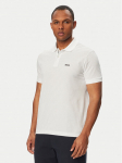 BOSS Polo s&auml;rk Birdie 3 50559355 Valge Regular Fit