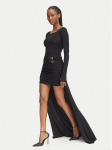 Elisabetta Franchi &Otilde;htune kleit AB-R35-67E2-V660 Must Slim Fit
